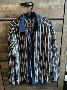 Vans Alta Striped Chunky Knit Oversized Cardigan Women’s XS/S